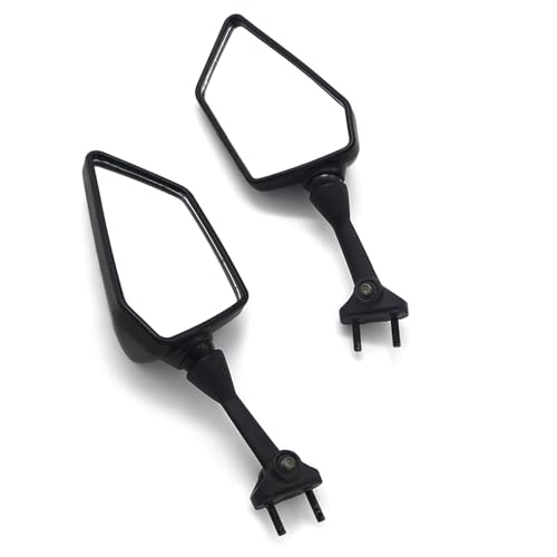 Espejo retrovisor de motocicleta para Kawasaki EX250 recambio de retrovisores negros para moto