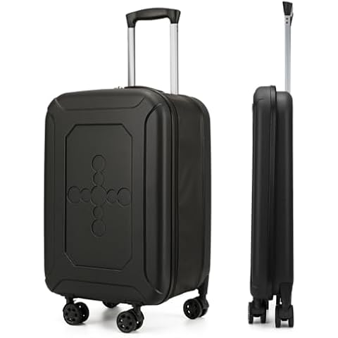 ELDA Collapsible Suitcase Checked Fully Foldable Luggage Hardshell Carry-On Rolling Suitcases with Silent Spinner Wheels,Combination Lock Travel for Men Women (24-Inch) Cover