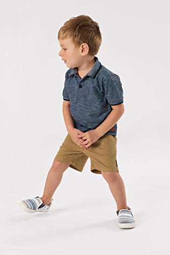 Camisa Infantil Polo Manga Curta, Up Baby, Meninos, Azul, G