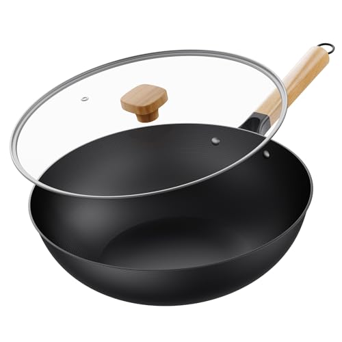 Jobin 30cm Non Stick Wok with Lid