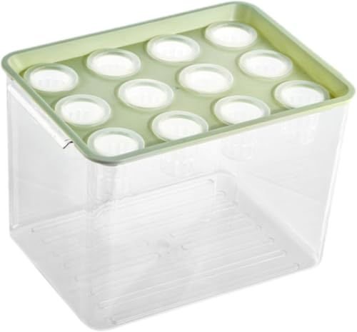 Fiegcit【2025新登場・12穴】水耕栽培ボックス 水耕栽培システム 水耕栽培キット 水耕培養 土不要 育苗箱 野菜育成 無土培養ボックス 家庭菜園 室内栽培 土壌のない培養ボックス 再利用可能 四季適用デスクトップ水槽soilless透明プラスチッ