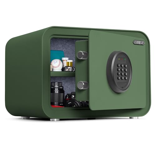 ISLANDSAFE Home Safe Box, Digital Small Personal Safes, caja...