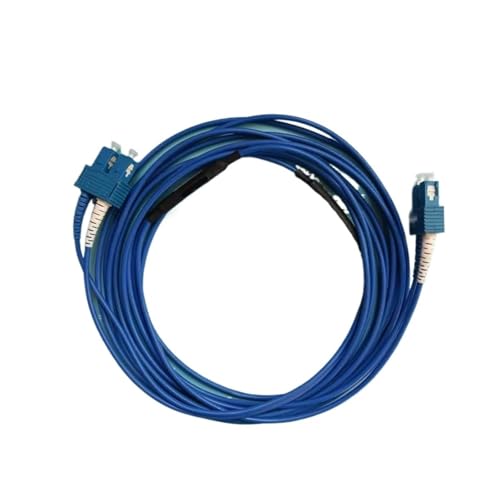 Câble FTTH SCUPC 5M pour brancher la prise murale optique au salon