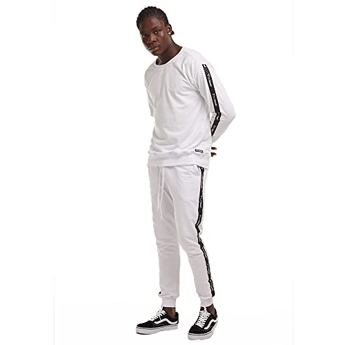 Calça Jogger Brohood Masculina Moletom Branco