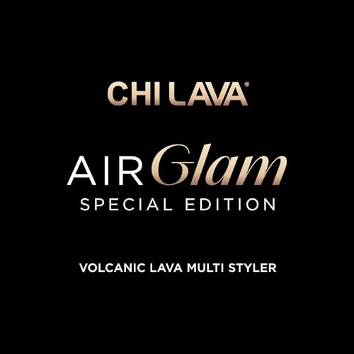 Image of CHI Lava AirGlam, Volumizes, Curls & Dries Hair, Black