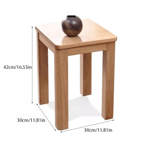 Taburete de roble macizo con diseño de estilo nordico 3