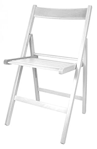 Silla Plegable de Madera Beige Medidas 38x42x87 cm Cover