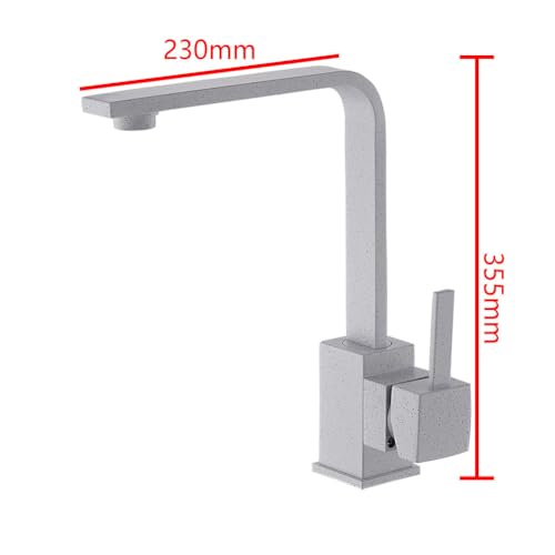 Mitigeur de cuisine et robinet de lavabo rotatif à levier unique