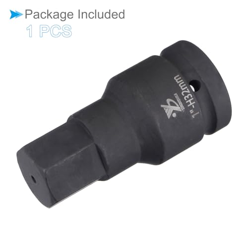 Douille hex de 32 mm 1" d'entraînement en Cr-Mo et de 102 mm de long