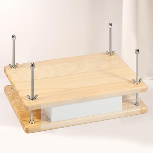 Presse à livres rectangulaire réutilisable pour reliure stable - 4