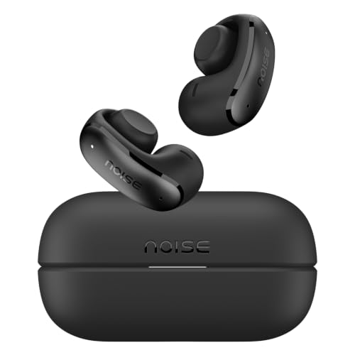 Image of Noise Alt Clip Wireless Open-Earbuds (2026), Hi-Res LHDC Audio, AI-Powered, App Support, Up to 28H Playtime, Secure Clip Design, Quad mic ENC, BTv6.0 (Chosen Black)