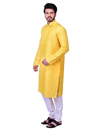 Image of Manyavar Men's Regular Fit Kurta & Churidar Set (SDES306)