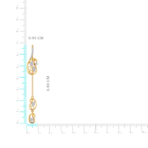 Image of Joyalukkas 22k (916) Purity BIS Certified Sui Daga Gold Earrings For Women