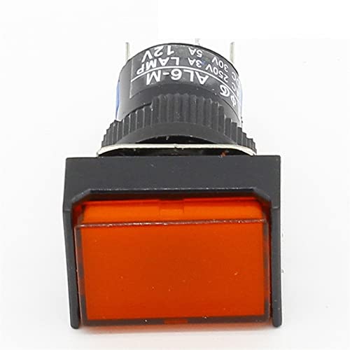 Bouton poussoir momentané 16mm résout les erreurs de manipulation avec son voyant rouge 12V