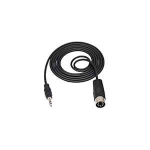 zdyCGTime Midi naar 3,5 mm verlengkabel, 3,5 mm mannelijk naar Midi 7Pin mannelijke audiokabel, compatibel met iPad…