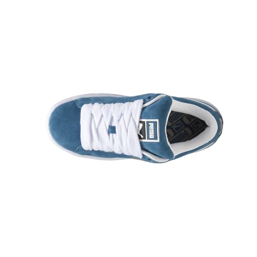 PUMA Kids Boys Suede XL Jr Lace Up Sneakers Shoes Casual - Blue - Size 4.5 M4