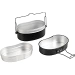 Camping Cookware Mess Kit, 1.1L, black - Image 5