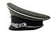 WW2 German Wehrmacht Heer Officer Visor Cap, Brown