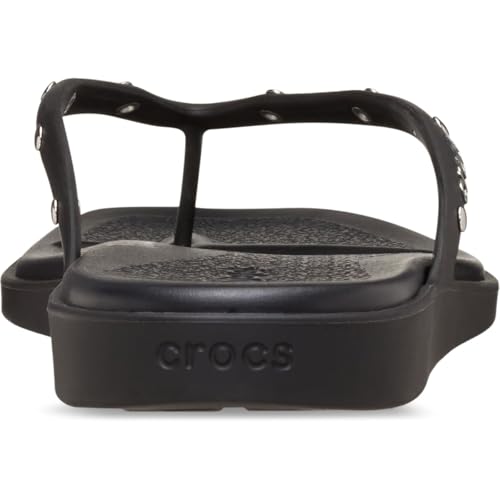 Image of Crocs Women's Miami Flip Flops | Square Toe Flat | 360 Degree Comfort | Croslite Foam Footbed