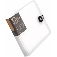 Milisten 12 Disc CD/DVD Case, Portable CD Holder Wallet, Car CD Organizer with Zipper Closure, Lightweight Travel CD Storage Bag, Dust & Scratch Protection, Translucent White