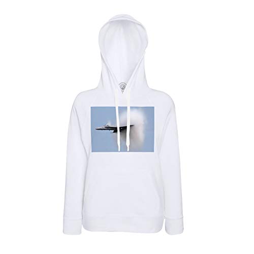 Sweat à capuche avion de chasse jet militaire avec impression graphique haute définition durable