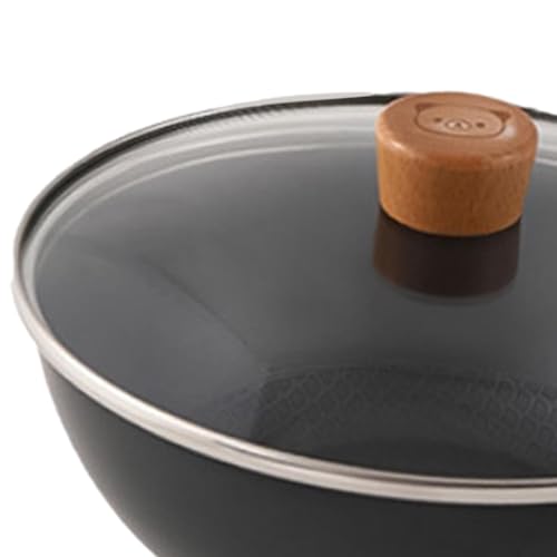 Wok con recubrimiento antiadherente y tapa miniatura 4