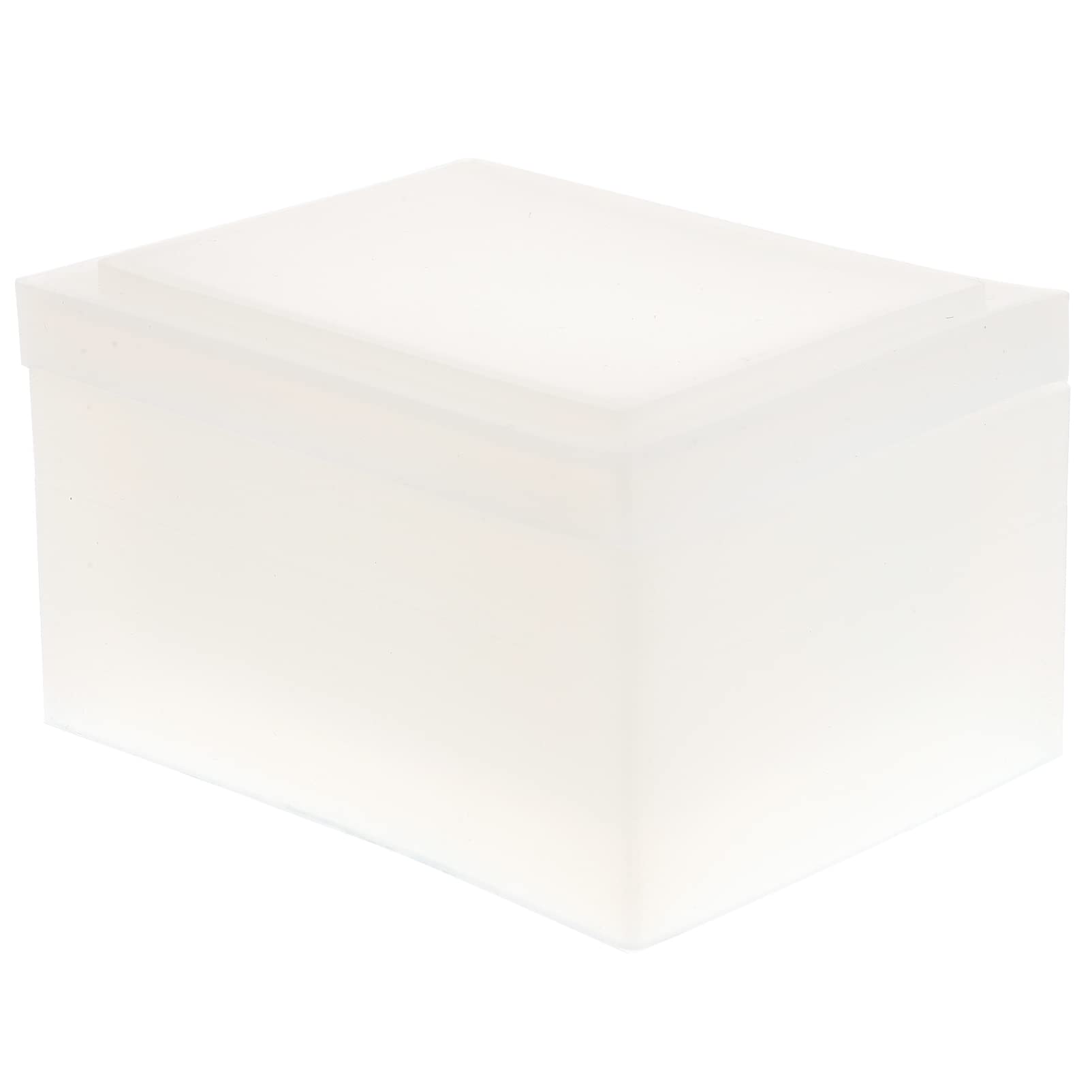 Milisten White Silicone Resin Casting Molds Tissue Box Mold Napkin Holder Mould For Epoxy Polymer Clay Crafting Diy Crafts