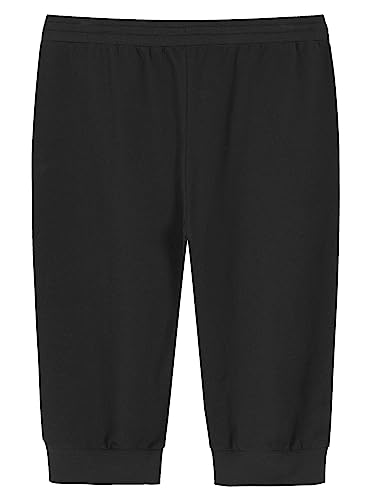 Weintee Women's Plus Size Petite Capris Capri Joggers with Pockets2