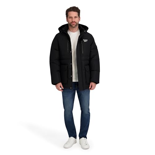 Image of Reebok Men's Puffer Parka Heavyweight Jacket