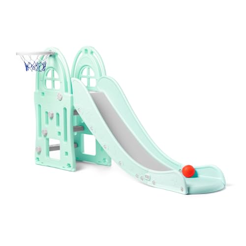 Toys Toboggan XL - Bleu - Toboggan pour Jardins, Parcs et intérieurs Jeux d'extérieurs idéales pour Filles et garçons