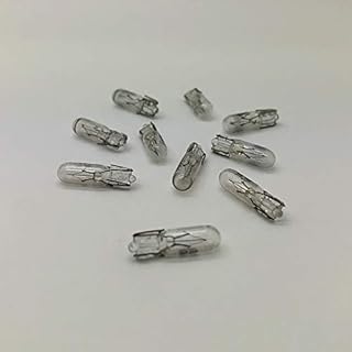 10 x Eurolec 286 Car Dashboard Instrument Panel Bulb T5 12v 1.2w W2x4.6Dd