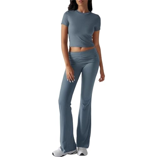 Women's Lounge Sets 2 Piece Yoga Suit Slim Fit Short