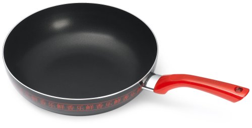 Wok de aluminio Starfrit Simplicity 11 pulgadas rojo miniatura 1