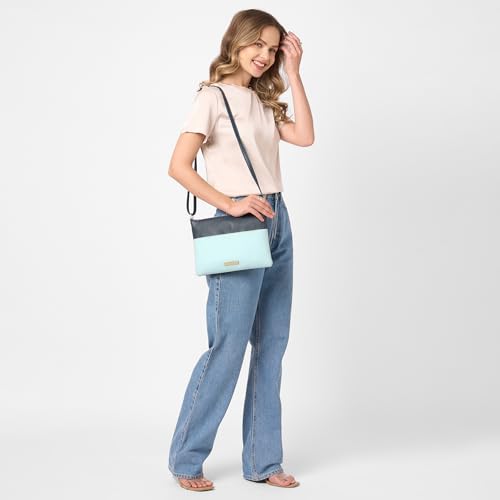 Image of Caprese Kiwi Medium Sling Bag for Women with Adjustable Strap & Zipper Closure for Comfortable Wear | Versatile Handbag for Everyday Use, Travel, and Special Occasions
