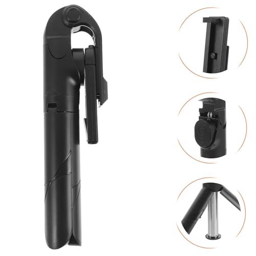 Trípode portátil PRETYZOOM negro con soporte triangular regulable de escritorio 7