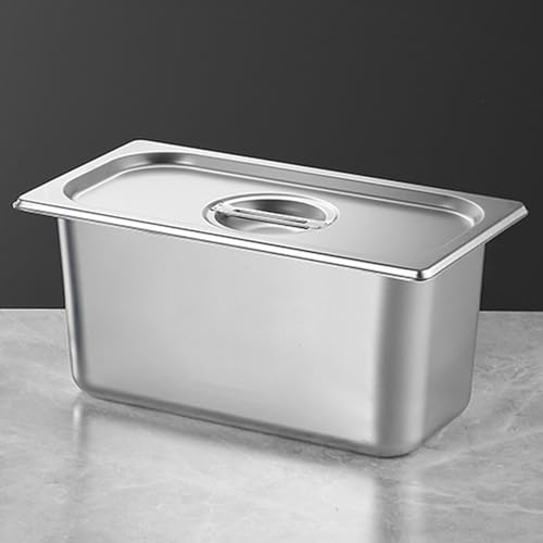 Casserole 1/3 en acier inoxydable multifonction résistant corrosion - 7