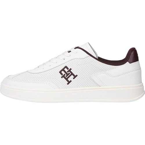 Tommy Hilfiger TH Heritage Sneaker Perf für Damen, Weiß, 39 EU
