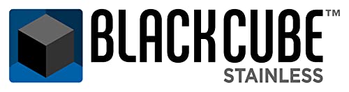 Black Cube Stainless Steel 2.5 Qt Saucepan With Lid, 3 Ply Professional Grade Steel 8-Inch Pan, Sliver, Dishwasher Safe. #TOP5