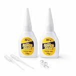 LIQUID SUPER GLUE 10G 2 PACK EXTRA STRONG FAST DRY INDUSTRIAL ADHESIVE FOR METAL WOOD PLASTIC CERAMIC RUBBER GLASS & DIY REPAIRS