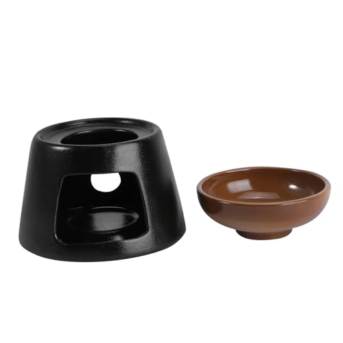 MAGICLULU Vintage Tea Warmer Stovetop Teaware Accessories Tea Heating Stove Home Office Party