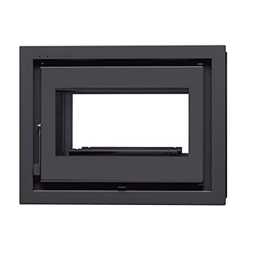 ESTUFA DE LEÑA CON TURBINA FM MODELO IT-172 F (INTERIOR FUNDICION, CRISTALES NORMALES)