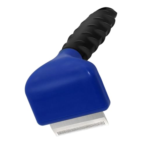 SEWOART Pet Hair Comb Fine Grinding Metal Tooth Dog Grooming Brush for Small Dogs Comfortable Handle Material