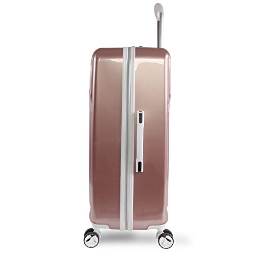 Bebe Women's Luggage Stella 29" Hardside Check In Spinner, Telescoping Handles, Rose Gold, One Size #TOP3