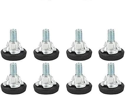 TOVOT 32PCS M6 Furniture Leveling Feet - Adjustable Table Leg Levelers