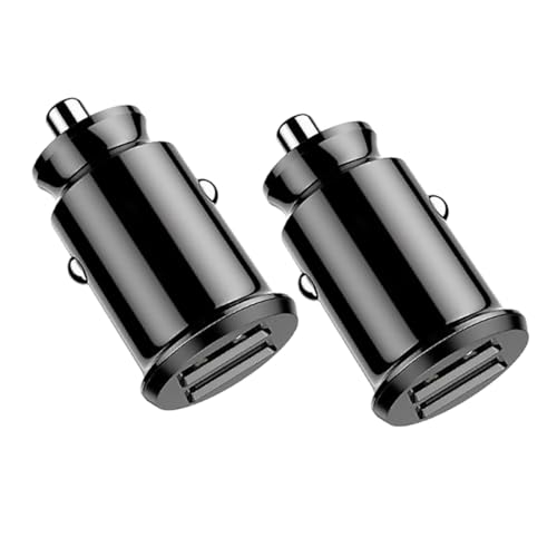 COHEALI Cargador De Coche Portátil 2 USB 4.8a para Exteriores Proveedor De Energía para Vehículos Compacto Negro Fácil De Usar para Teléfonos Móviles y Electrónica