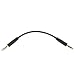Valley Enterprises® 6 inch TRRS 4-Pole 3.5mm Male to 3.5mm Male Gold Stereo Audio Cable