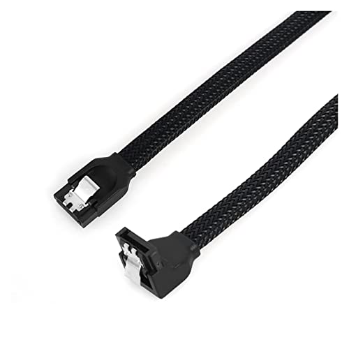 Cable SATA 3.0 III 7pin 1m 3PCS con funda Nylon