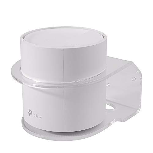BECEMURU Soporte para Montaje en Pared Acrílico Montaje para enrutador con Destornillador para TP-Link Deco X20/X60 WiFi Sistema de Wi-Fi de Malla (1 Paquete)