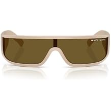 Armani Exchange mens Ax4153su Universal Fit Rectangular Sunglasses