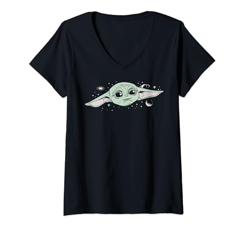 T-shirt Star Wars femme à col en V idéal pour vos soirées streaming et style urbain